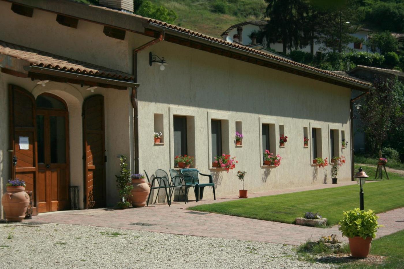 Azienda Agrituristica La Valle Del Sambuco Norcia Exteriör bild